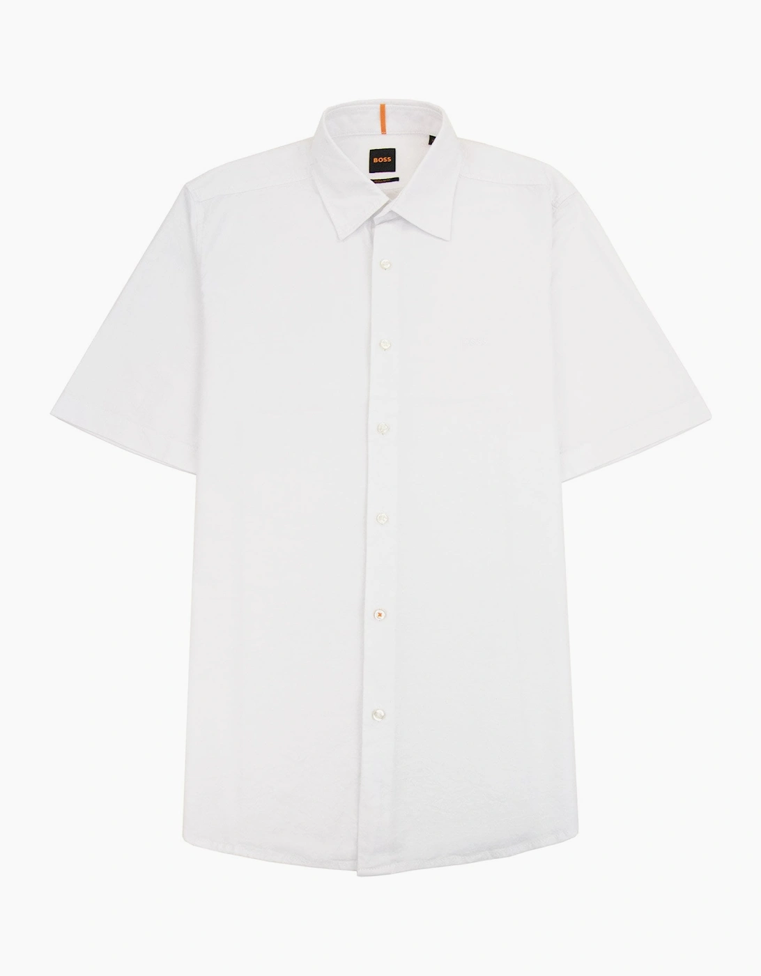 Hugo Boss Rash 2 Oxford Cotton Regular Fit Shirt White 100, 6 of 5