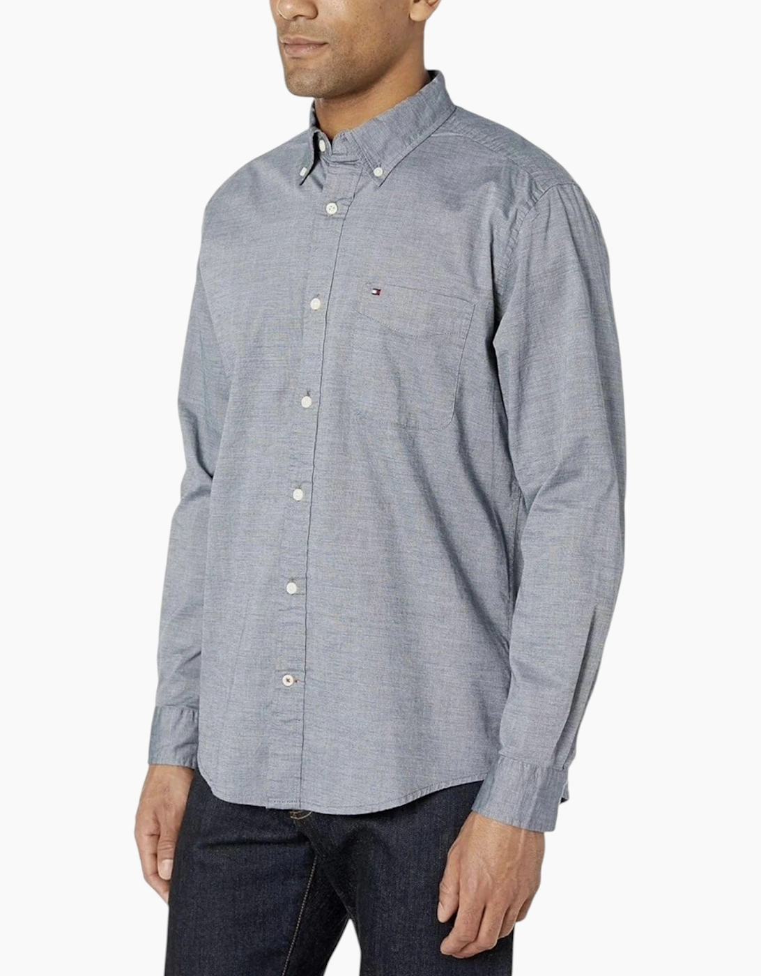 Tommy Hilfiger Mens Oxford Shirts Slim Fit Top