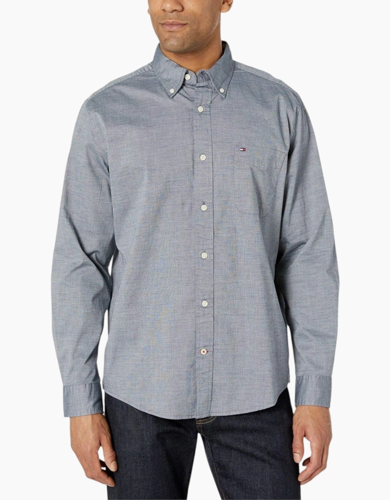 Tommy Hilfiger Mens Oxford Shirts Slim Fit Top