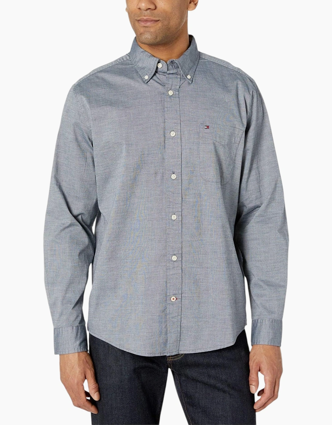 Tommy Hilfiger Mens Oxford Shirts Slim Fit Top, 5 of 4