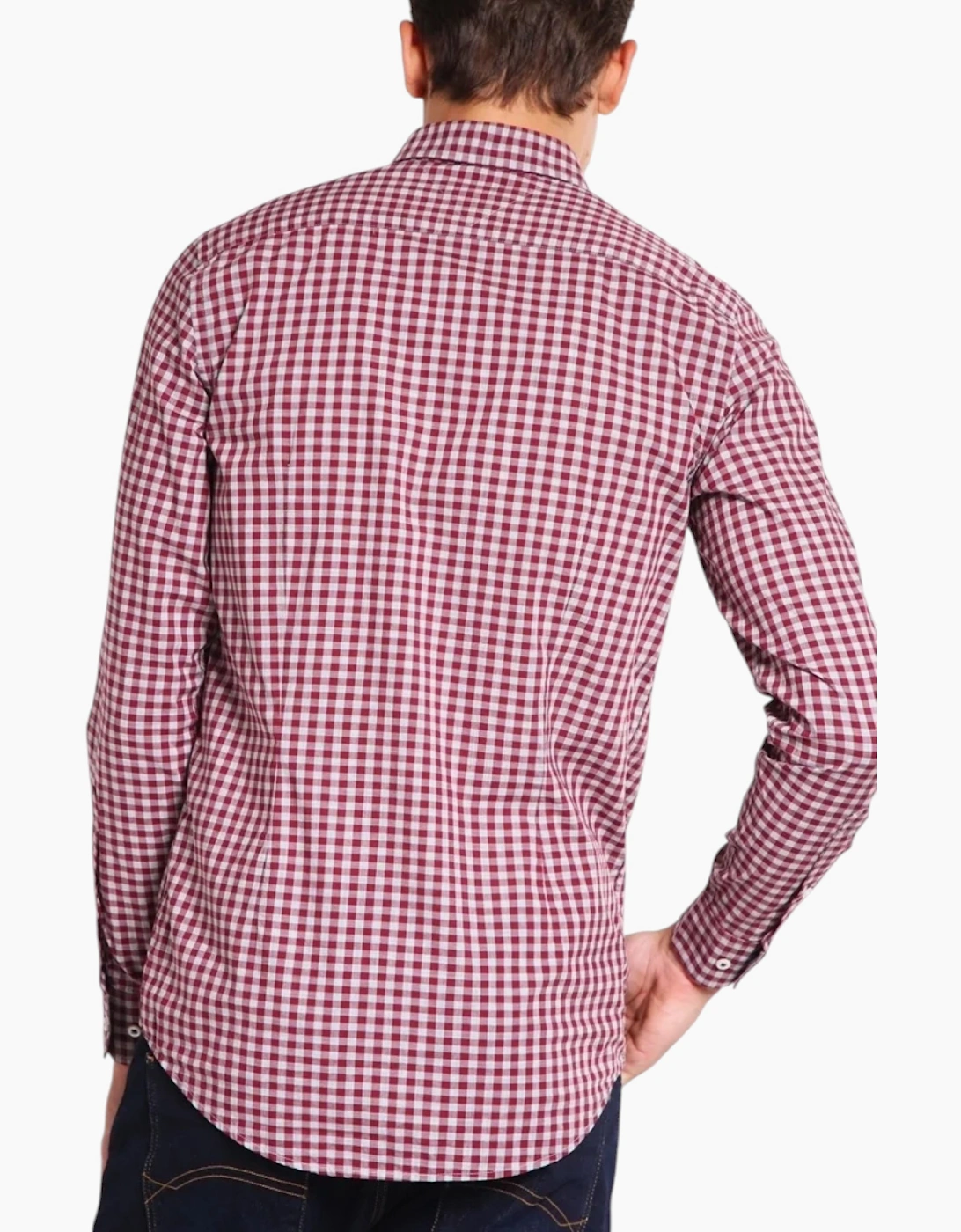 Tommy Hilfiger Mens Oxford Shirts Long Sleeve Cotton Top