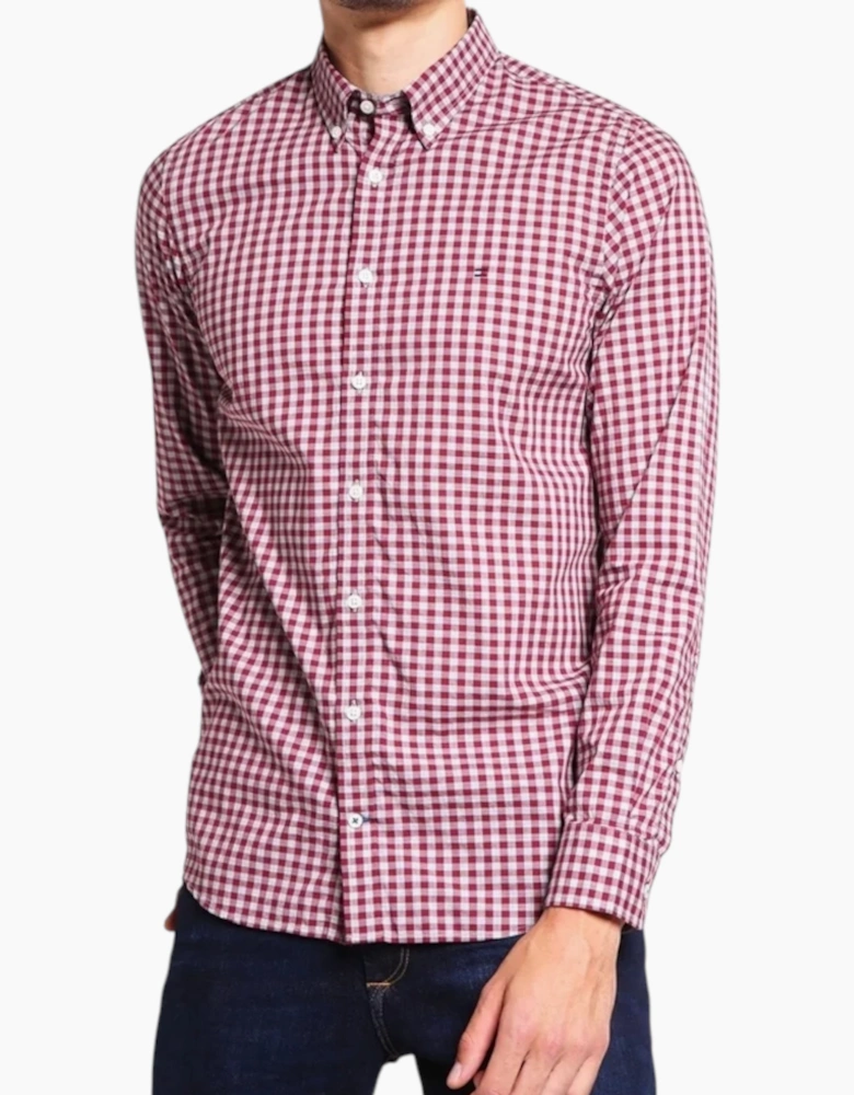 Tommy Hilfiger Mens Oxford Shirts Long Sleeve Cotton Top