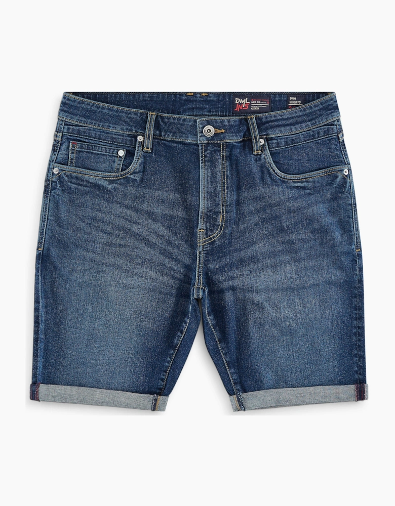 DML Denim shorts Dark stone wash DARK WASH