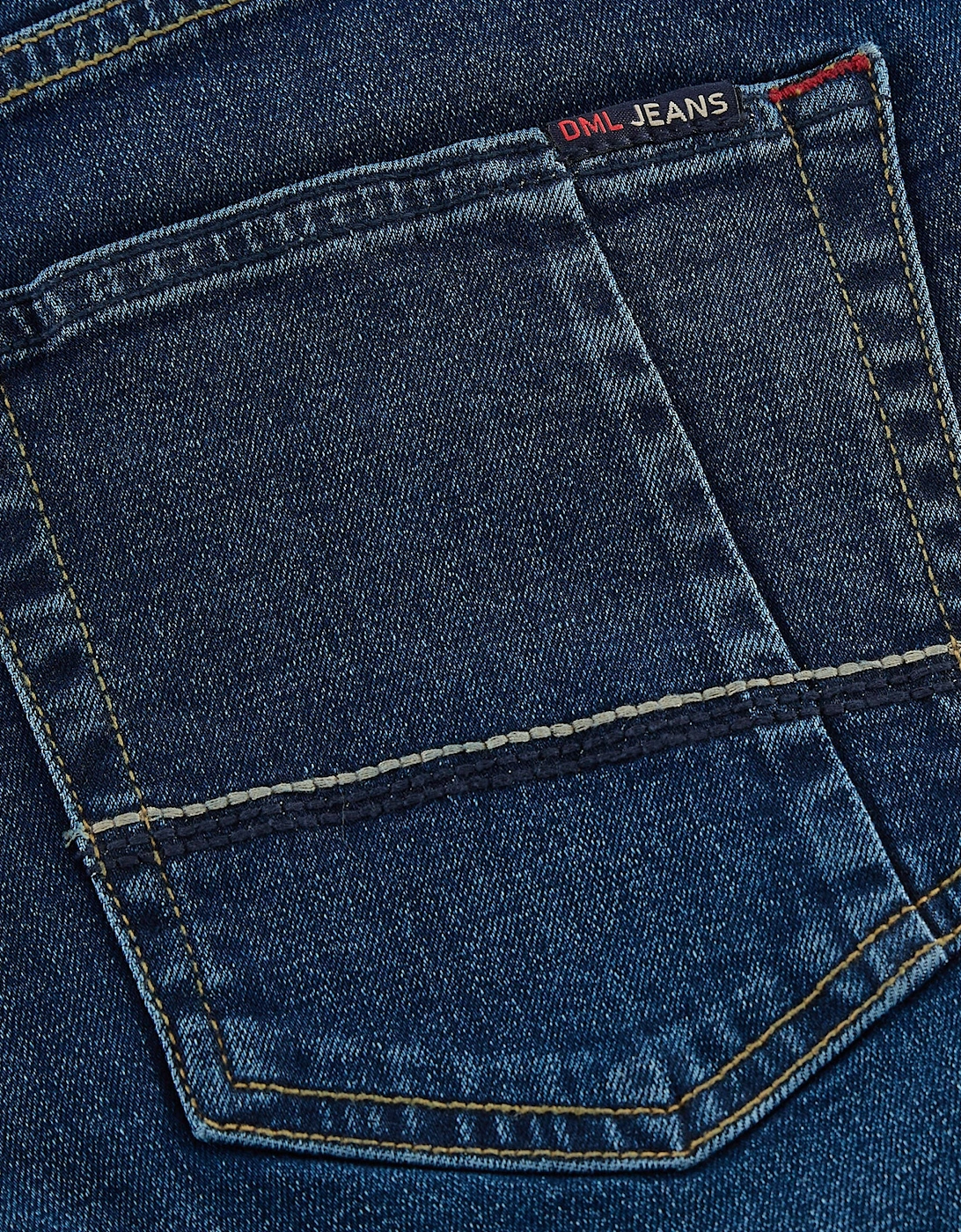 DML Denim shorts Dark stone wash DARK WASH