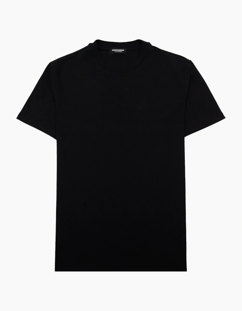 Dsquared2 Embroidered Back Logo T Shirt Black