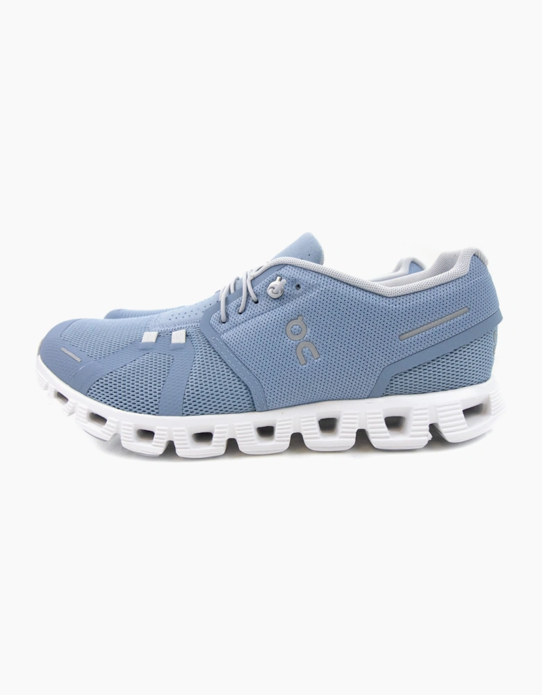 On Running Cloud 5 Running Trainer Chambray/white