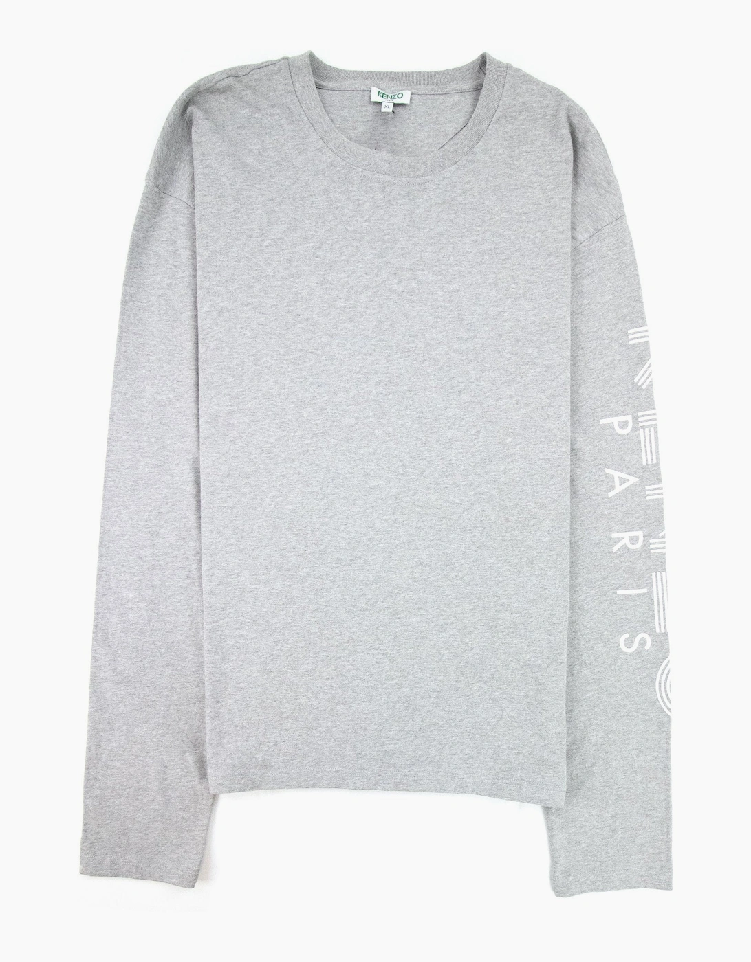 Kenzo Sport Long Sleeve T Shirt Grey