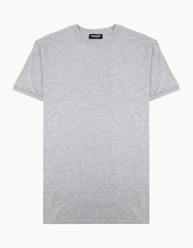 Dsquared2 Small Logo Plain T Shirt Grey
