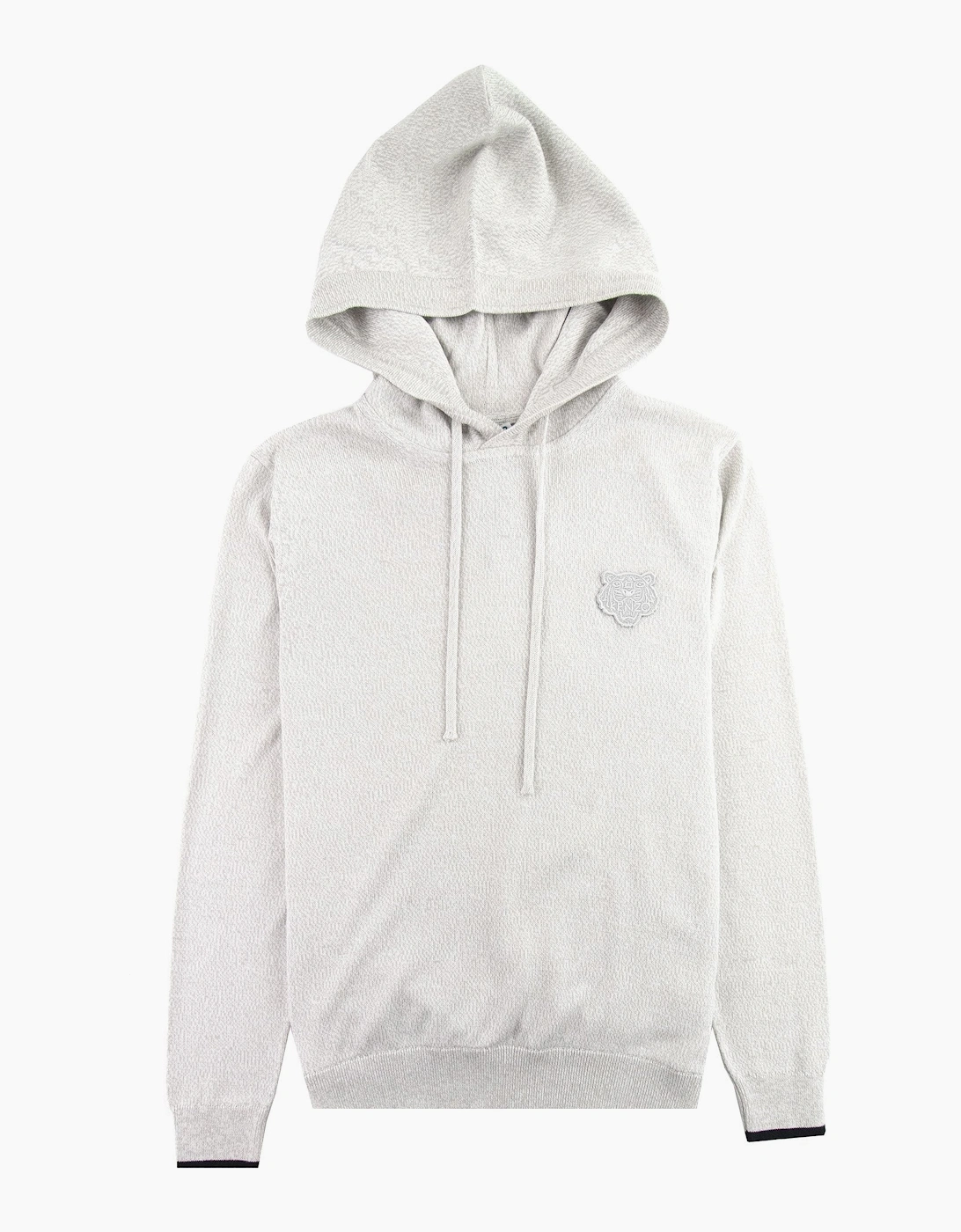 Kenzo Tiger Logo Hoodie Marl Grey