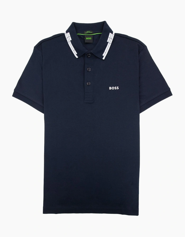 Hugo Boss Paule Slim Fit Laxury Cotton Polo Navy 402
