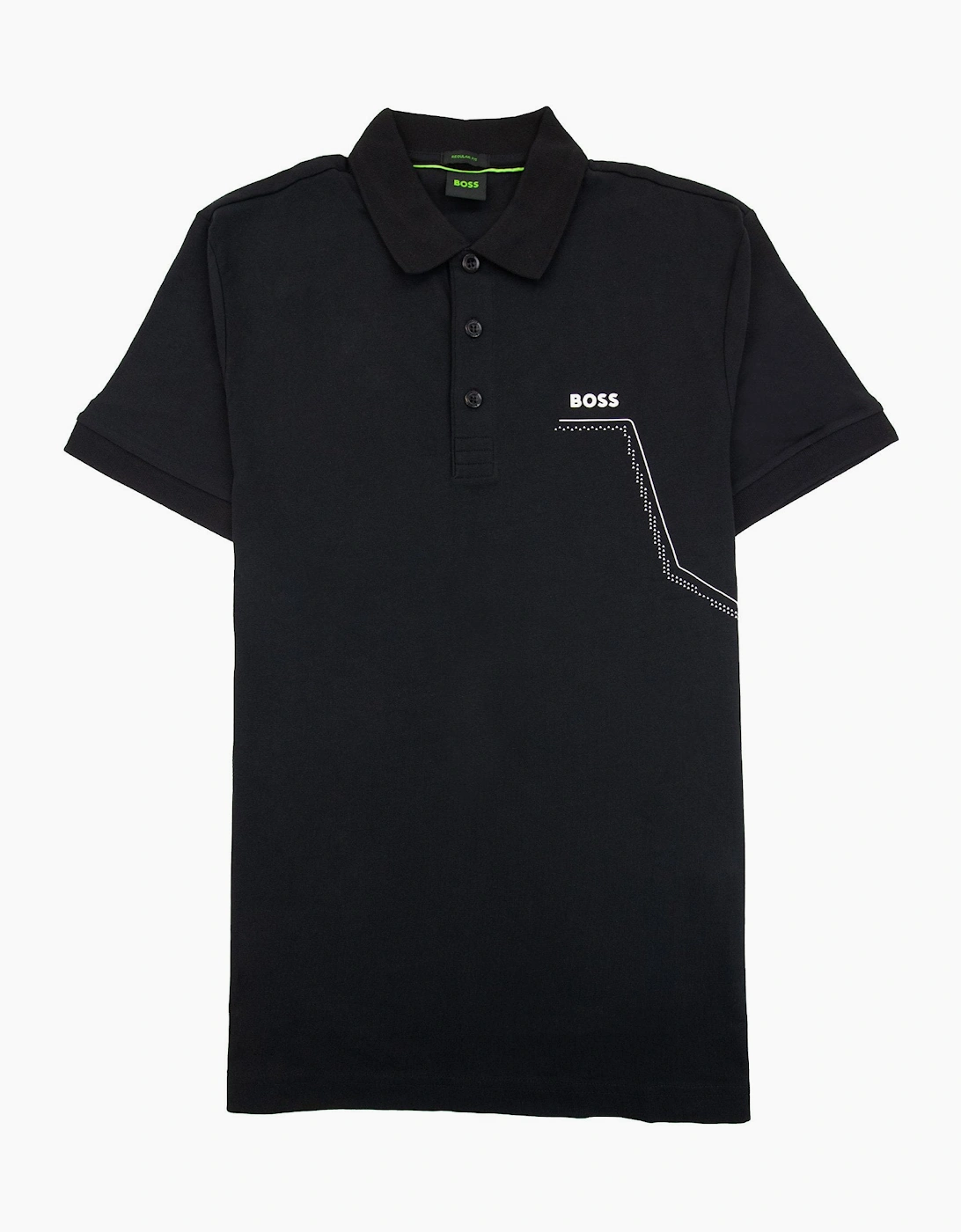 Hugo Boss Paddy 3 Regular Fit Polo Black 001, 6 of 5