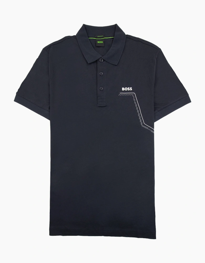 Hugo Boss Paddy 3 Regular Fit Polo Navy 402