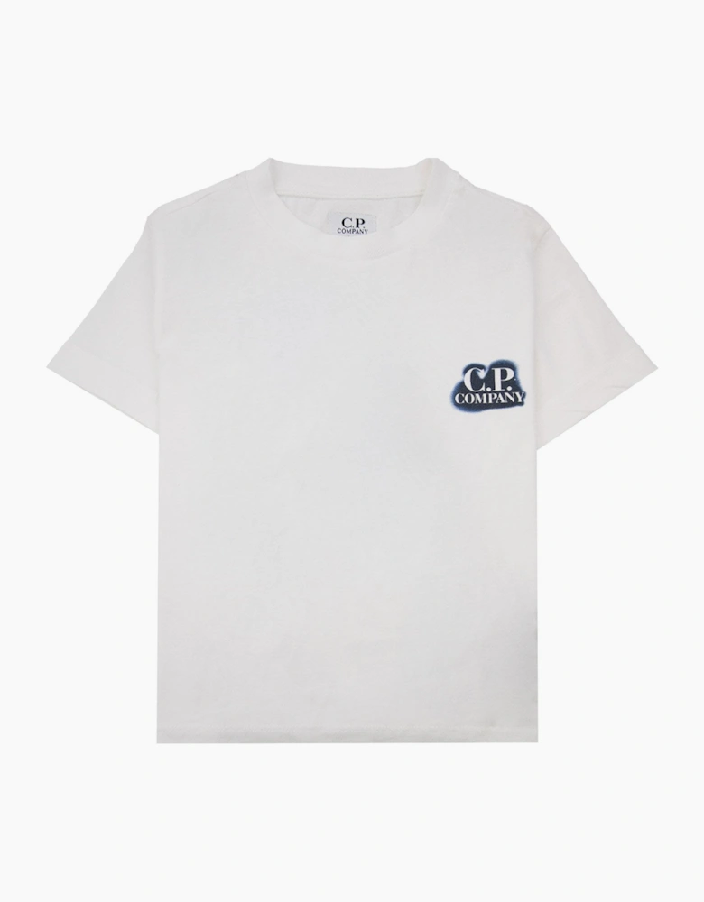Cp Company Undersixteen 30/1 Artisanal Prints T Shirt White 103
