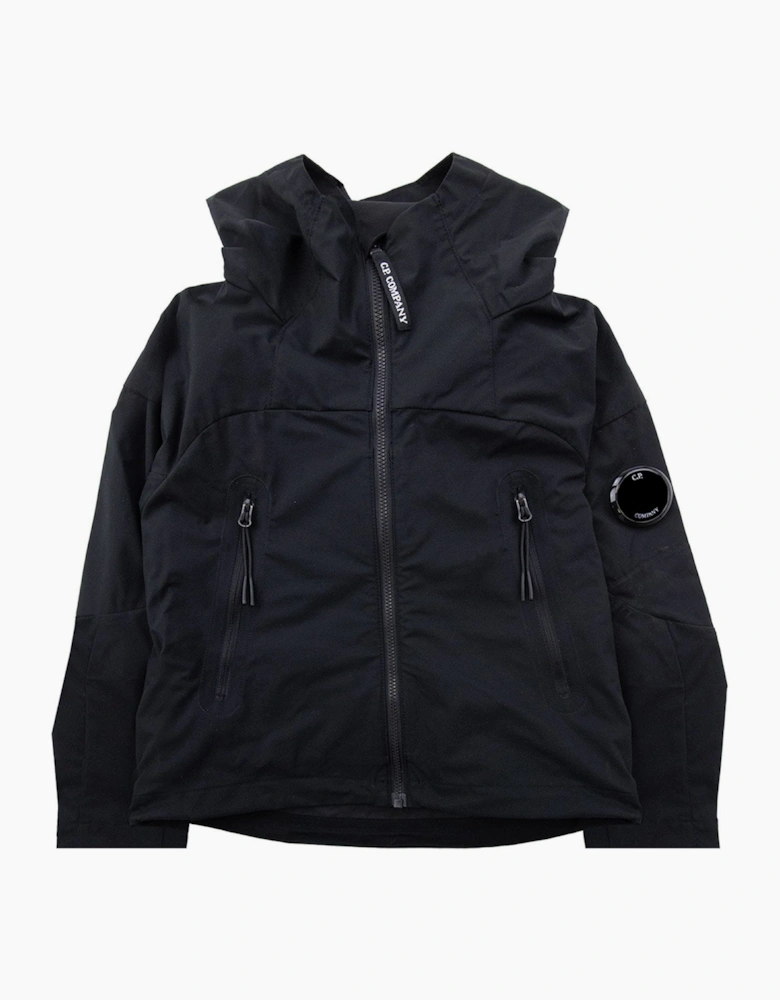 Cp Company Undersixteen U16 Pro Tek Hooded Jacket Black 999