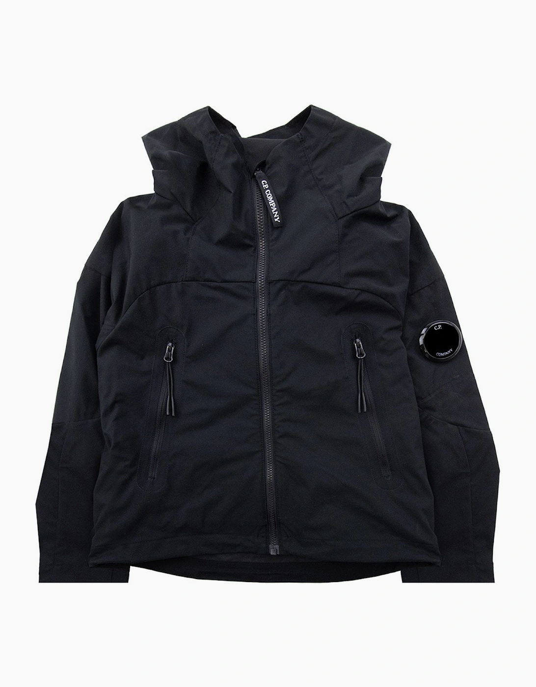 Cp Company Undersixteen U16 Pro Tek Hooded Jacket Black 999, 6 of 5