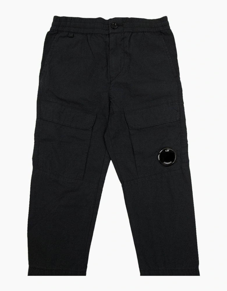 Cp Company Undersixteen U16 Cotton Cargo Pants Black 999