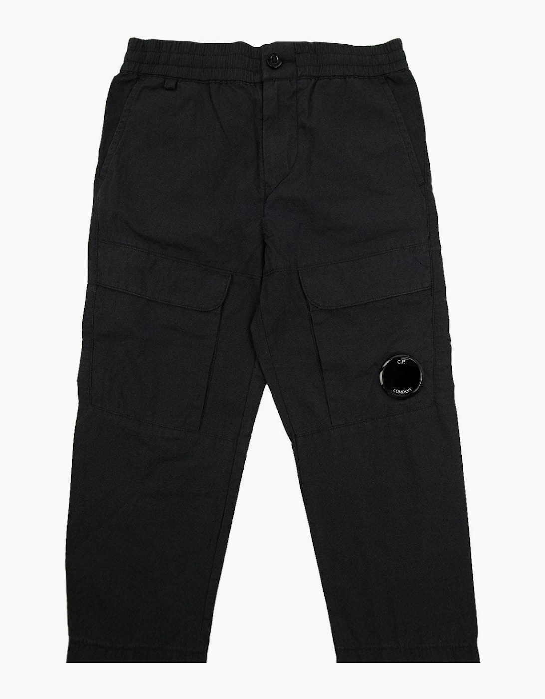 Cp Company Undersixteen U16 Cotton Cargo Pants Black 999, 6 of 5