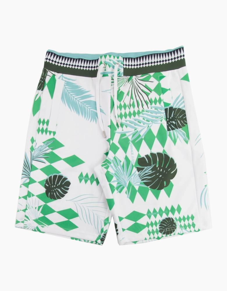 Versace Jeans Neoprene Optical Shorts White