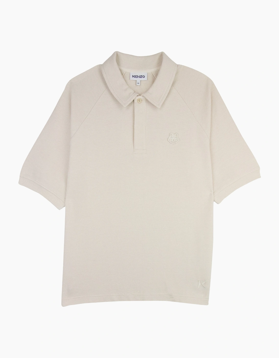 Kenzo Waffle Polo Beige 08