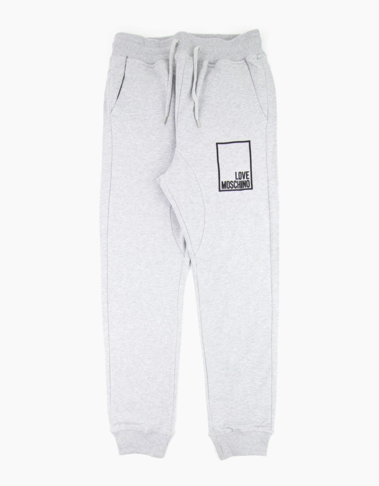 Love Moschino Box Logo Bottoms Grey Marl