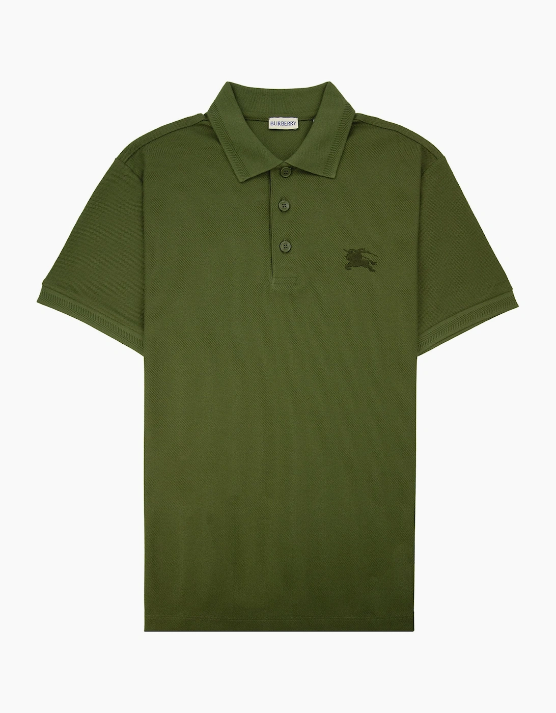 Burberry Men's Burberry EKD Cotton Polo Shirt Olive - Green