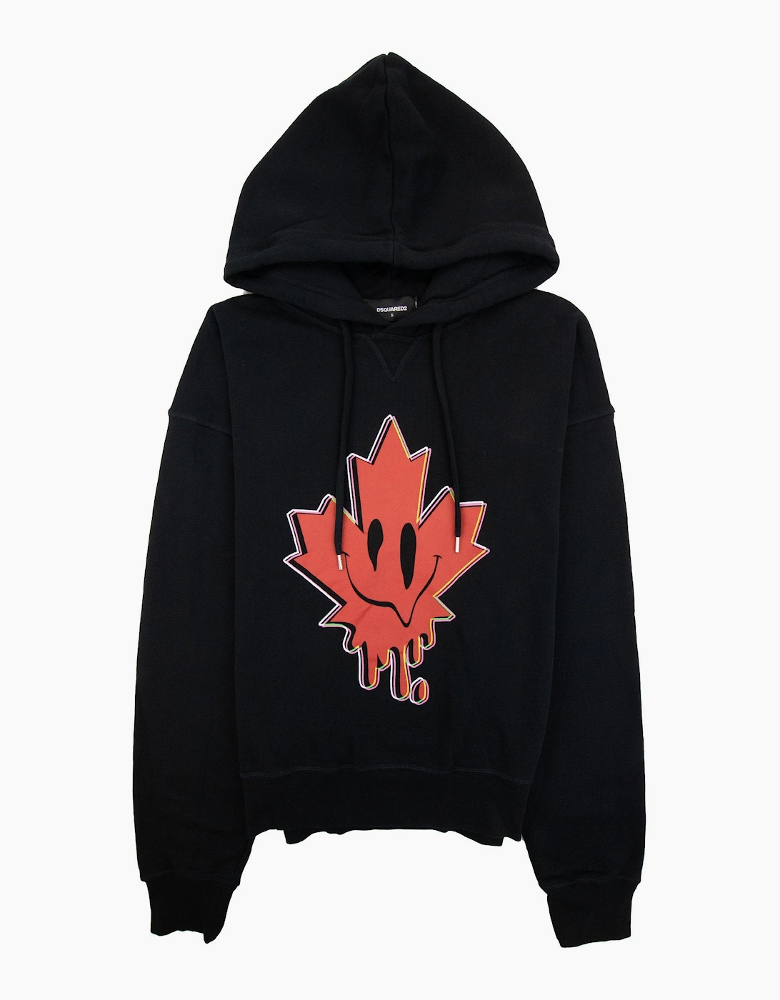Dsquared2 Leaf Logo Hoodied Sweatshirt Black