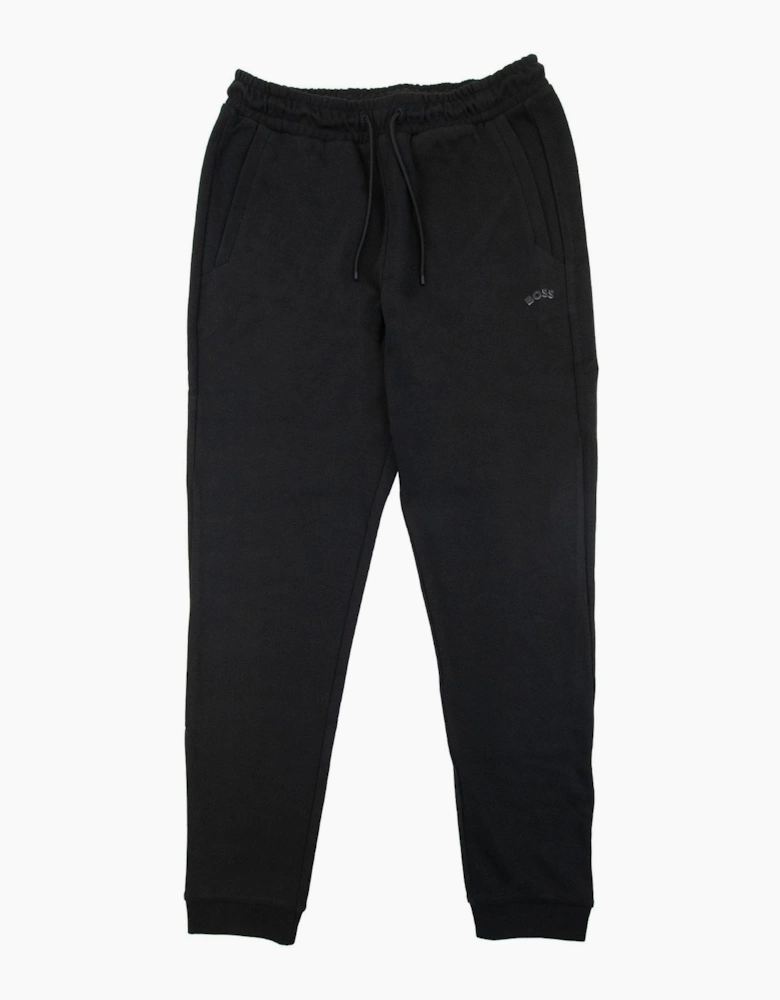 Hugo Boss Hadiko Curved Logo Jogging Pants Black 001