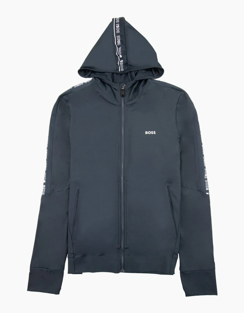 Hugo Boss Sicoon Gym Zip Up Sweatshirt Dark Navy 402