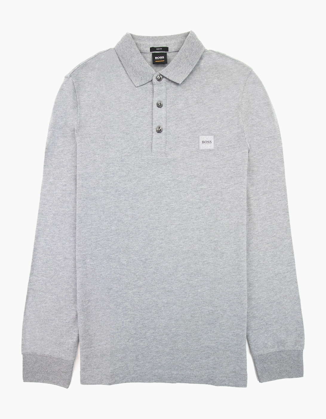 Hugo Boss Passerby L/s Patch Logo Polo Light Grey, 5 of 4