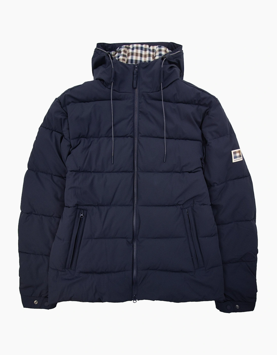 Aquascutum Sp Hooded Puffer Jacket Navy 11