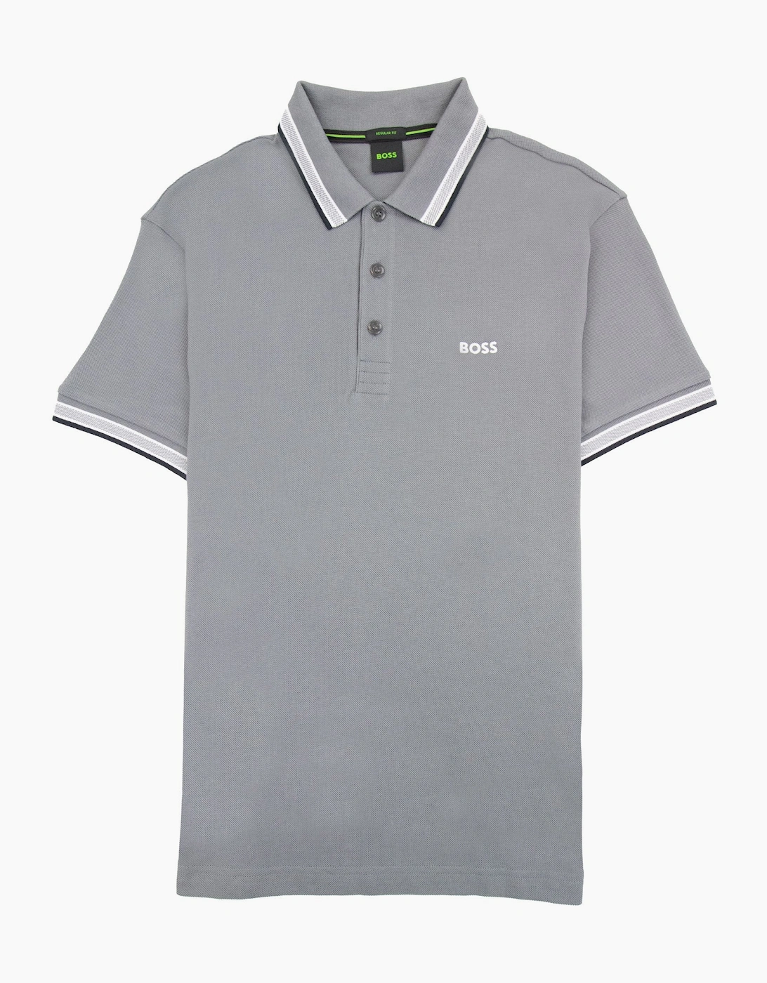 Hugo Boss Embroidered Logo Paddy Polo Grey 036