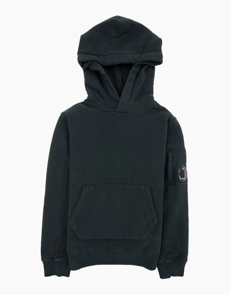 Cp Company Undersixteen Arm Lens Hoodied Sweatshirt Black 999