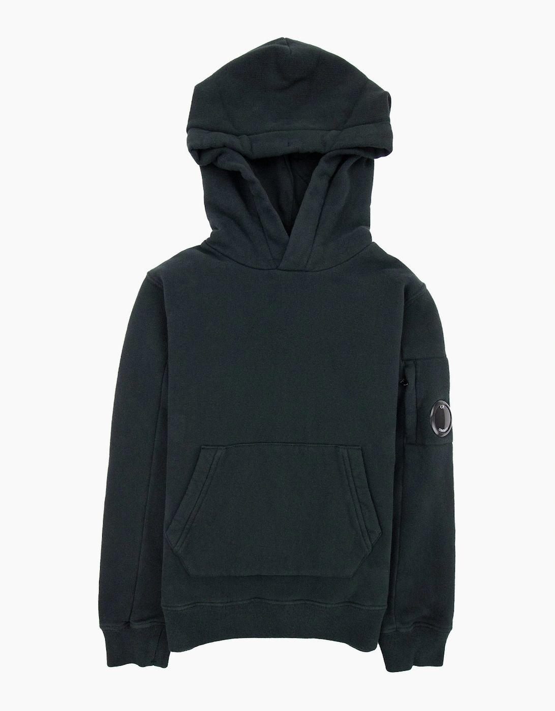 Cp Company Undersixteen Arm Lens Hoodied Sweatshirt Black 999, 4 of 3