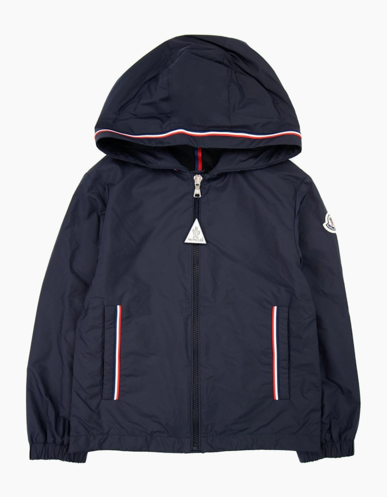 Moncler Junior Granduc Hooded Jacket Navy 742