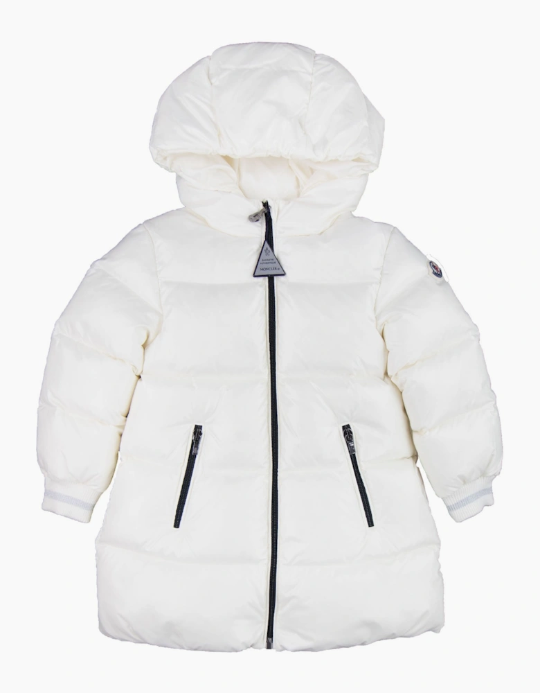 Moncler Junior Gliere Giubbotto Down Jacket White 034