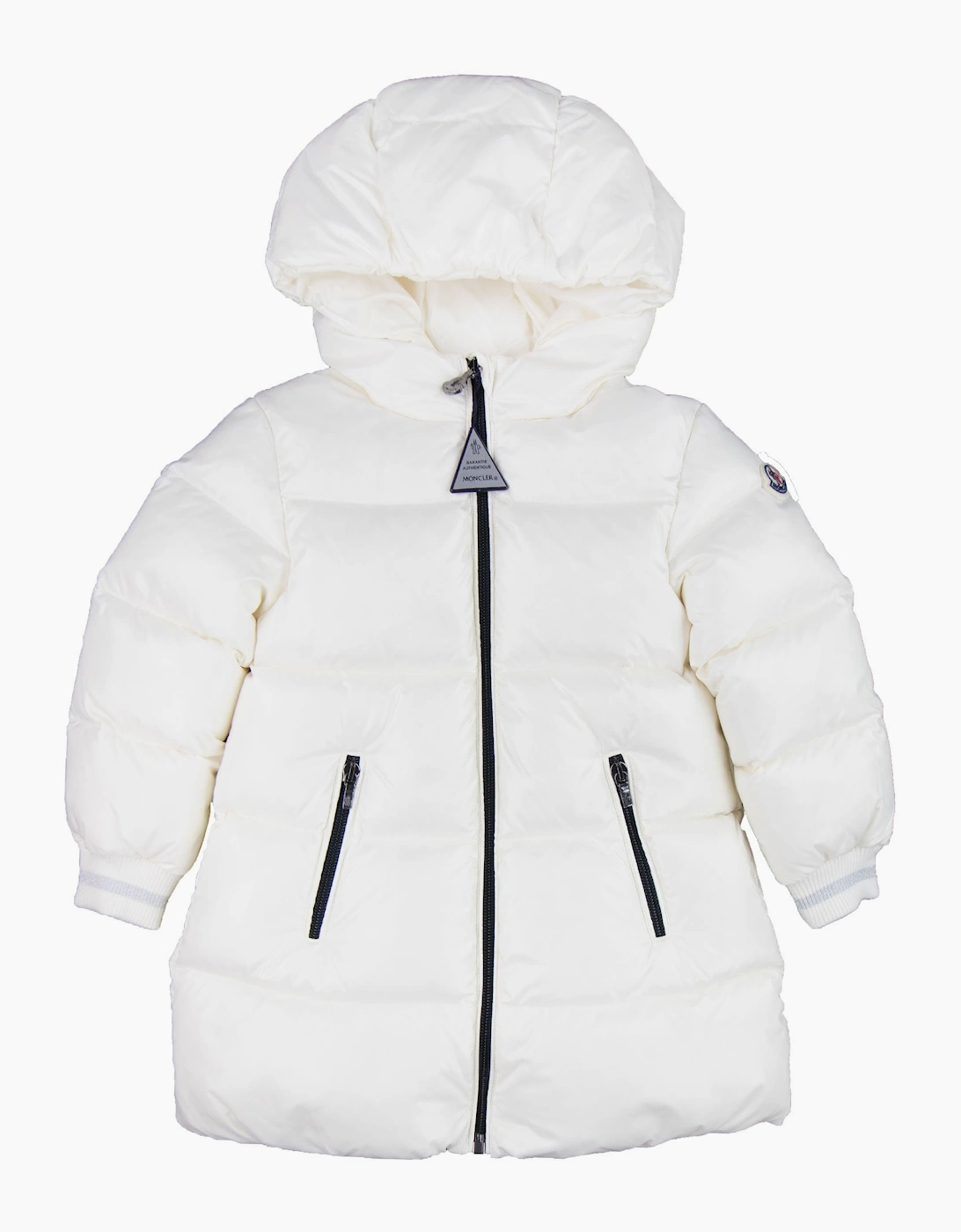 Moncler Junior Gliere Giubbotto Down Jacket White 034, 4 of 3