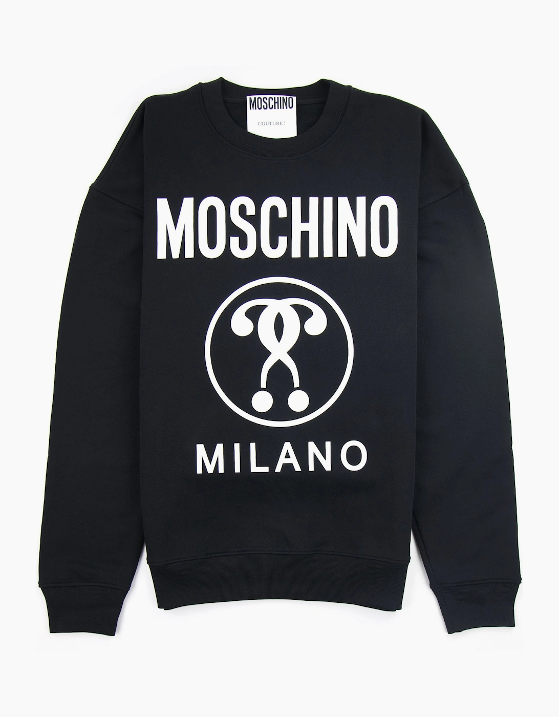 Moschino Couture Double Question Mark Sweatshirt Black