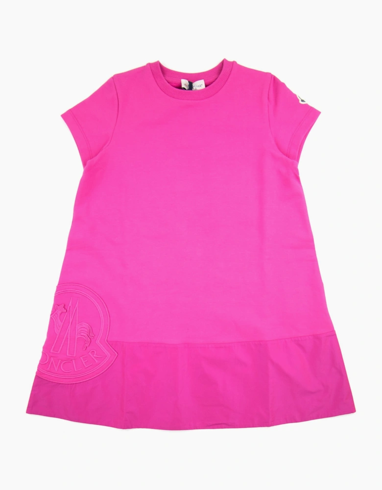 Moncler Junior Abito Dress Pink 530