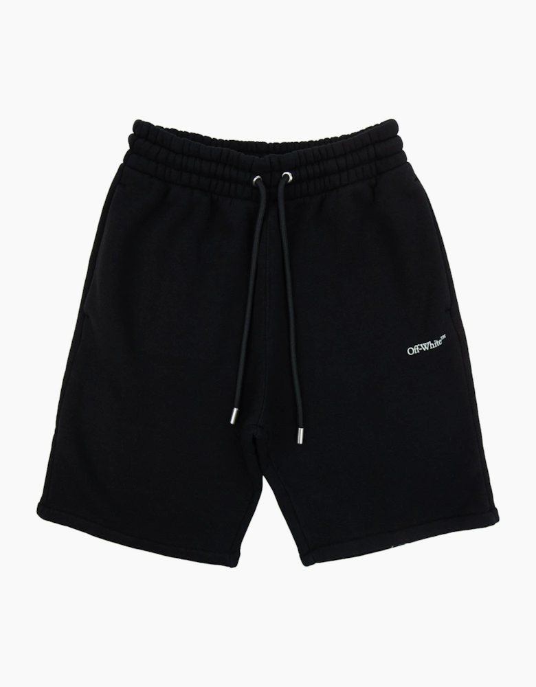 Off White Vibe Arrow Skate Sweatshorts Black/aqua