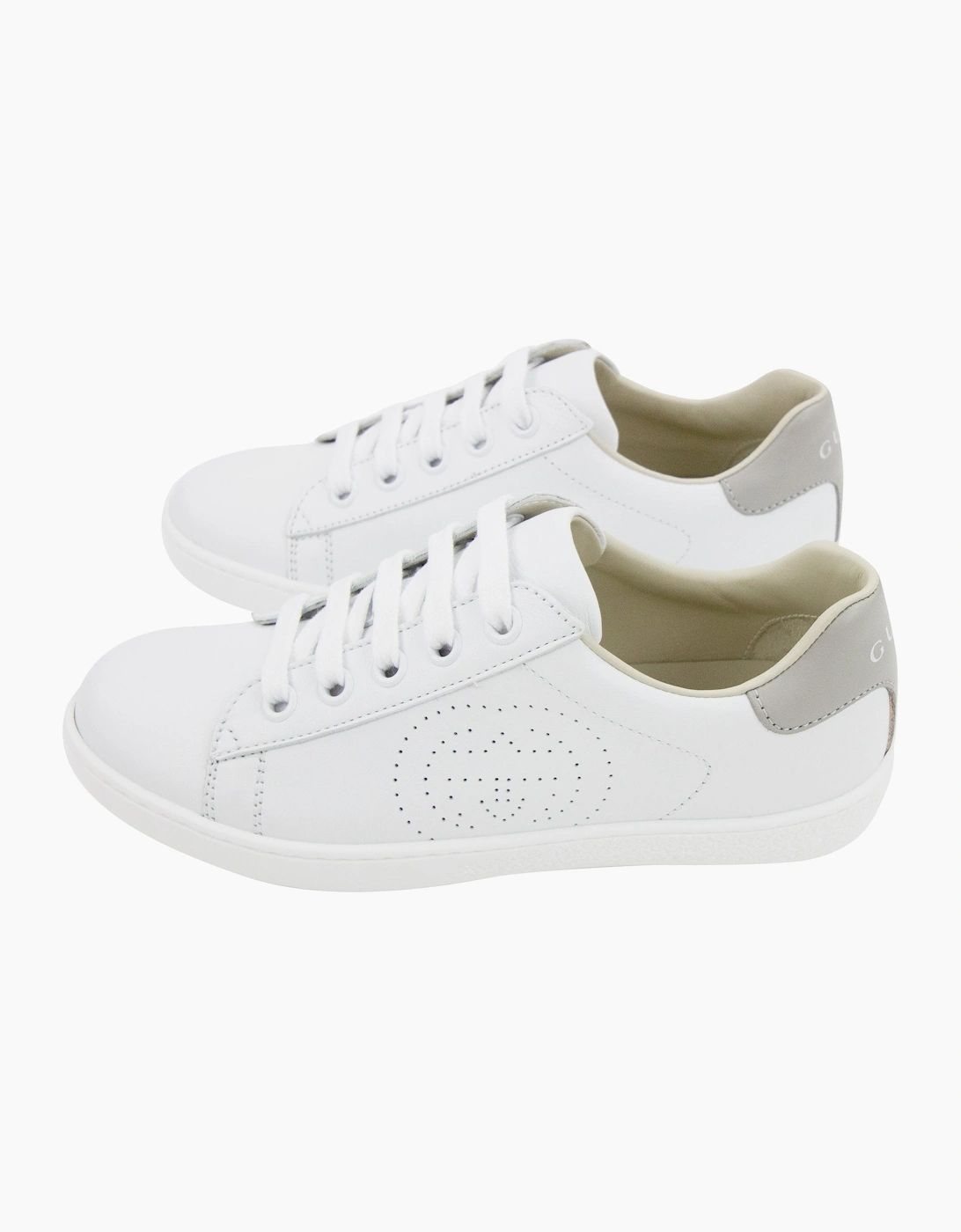 Gucci Junior Gg Ace Sneaker White 9060