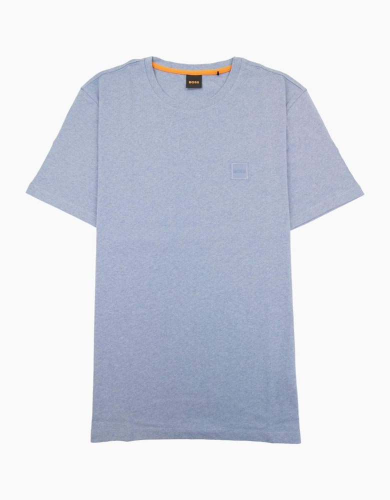 Hugo Boss Tales Logo Patch T Shirt Light Blue 485
