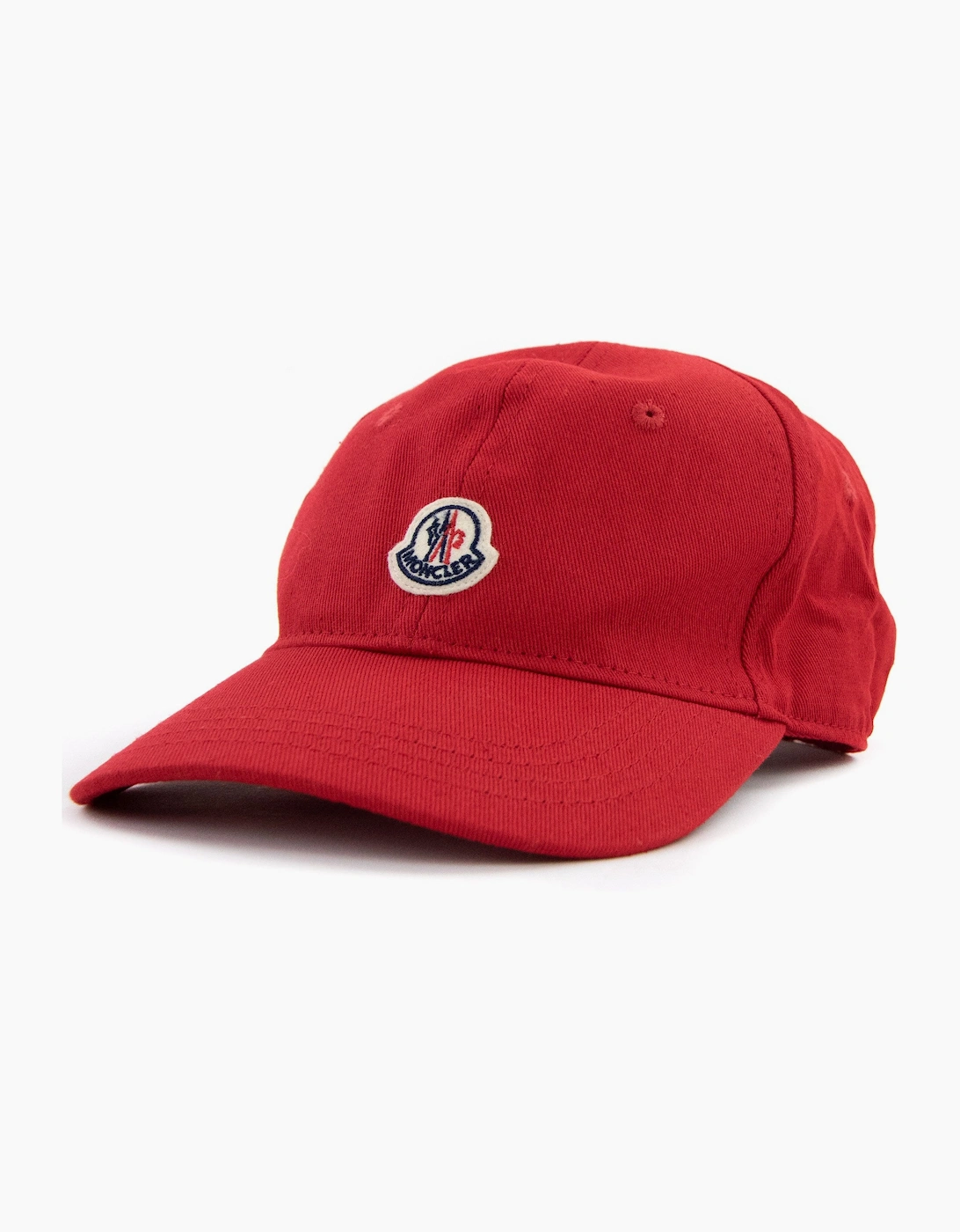 Moncler Junior Basic Logo Cap Red 455, 5 of 4