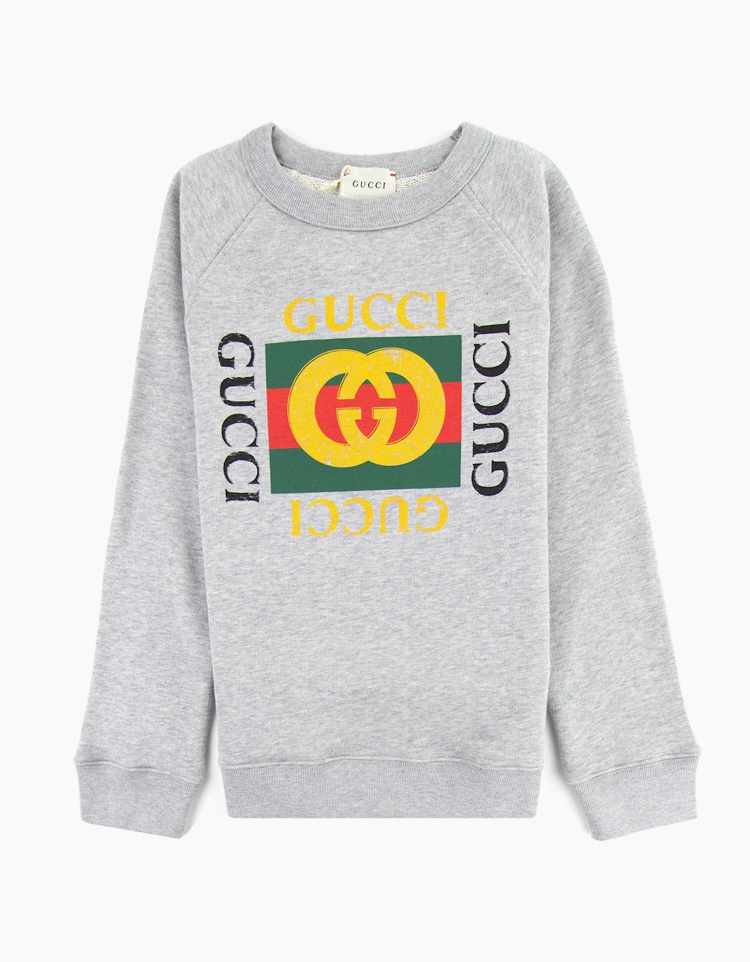 Gucci Junior Gucci Logo Sweatshirt Grey 1676
