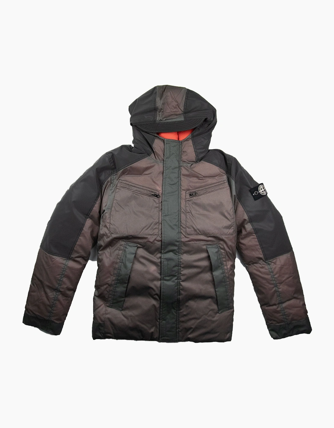 Stone Island Junior Ice Resin T With Reflex Mat Jacket Black Multi, 3 of 2
