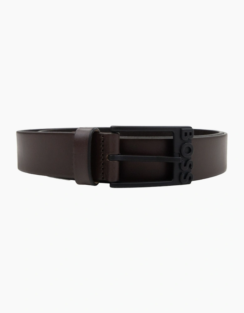 Hugo Boss Simo R Leather Belt Dark Brown 202