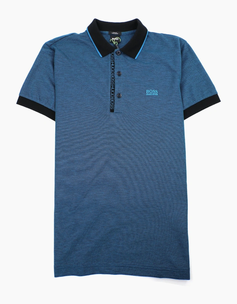 Hugo Boss Paule 4 Short Sleeve Polo Shirt Blue