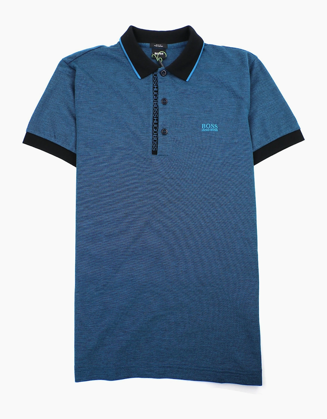 Hugo Boss Paule 4 Short Sleeve Polo Shirt Blue