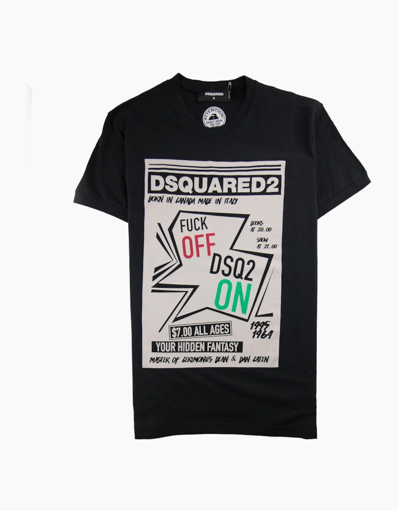 Dsquared2 Your Hidden Fantasy T-Shirt Black