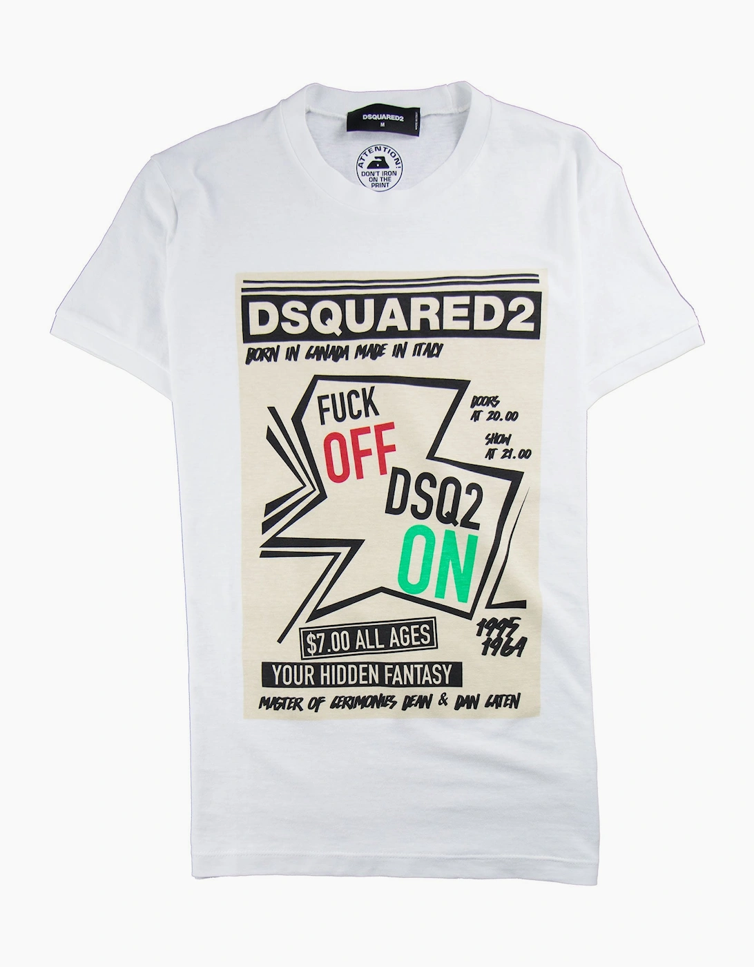 Dsquared2 Your Hidden Fantasy T-Shirt White