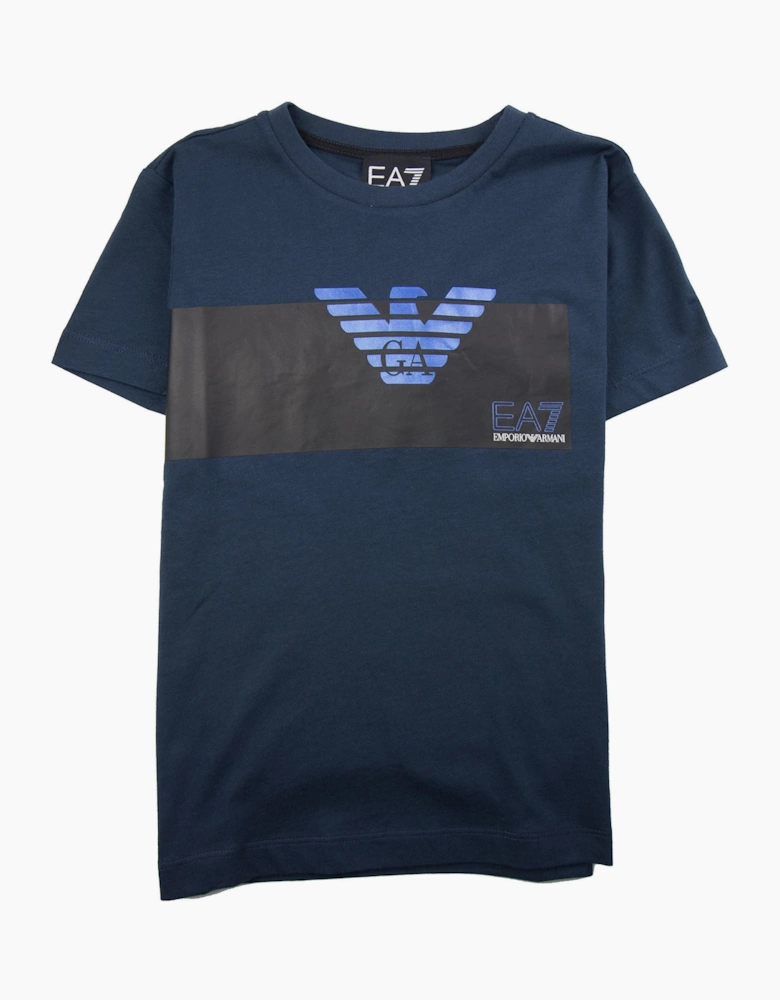 Emporio Armani EA7 Junior Eagle Tee Blue